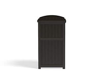 Load image into Gallery viewer, Suncast 33 Gallon Can Resin Outdoor Trash Hideaway with Lid Use in Backyard, Deck, or Patio, Brown