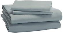Load image into Gallery viewer, Amazon Basics 10-Piece Bed-in-a-Bag - Soft, Easy-Wash Microfiber - King, Sea Foam Medallion