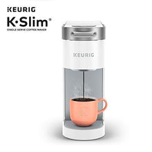 Load image into Gallery viewer, Keurig K-Slim Coffee Maker, Single Serve K-Cup Pod Coffee Brewer, 8 to 12 oz. Brew Sizes, White