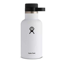 Load image into Gallery viewer, Hydro Flask Beer Growler - Stainless Steel & Vacuum Insulated - Easy-Carry Handle - 64 oz, White