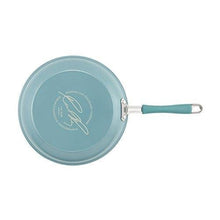 Load image into Gallery viewer, Rachael Ray Cucina Nonstick Cookware Pots and Pans Set, 12 Piece, Agave Blue
