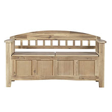 Load image into Gallery viewer, Linon Bench, Natural Wash