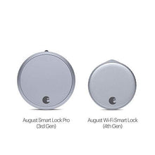 Load image into Gallery viewer, August Wi-Fi, (4th Generation) Smart Lock – Fits Your Existing Deadbolt in Minutes, Silver