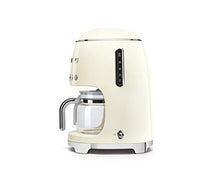 Load image into Gallery viewer, Smeg Retro Style Coffee Maker Machine, 17.3 x 12.8 x 11.3, Cream