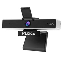 Load image into Gallery viewer, 4K Webcam with 5X Digital Zoom, 2021 NexiGo N950 Pro Webcam with 8.5MP Sony Senor and Dual Stereo Microphone, Light Correction for Zoom Skype MS Teams, Laptop MAC PC Desktop