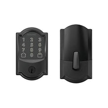 Load image into Gallery viewer, Schlage BE489WB CAM 622 Encode Deadbolt Smart Lock | WiFi Touchscreen Keypad, Matte Black