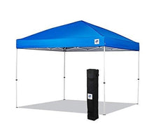 Load image into Gallery viewer, E-Z UP ENV3WH10RB, 10' x 10', Roller Bag, 4-Piece Spike Set, Recreational Grade Royal Blue Top NEW Envoy EZ UP Instant Canopy Shelter Tent, 10' by 10'
