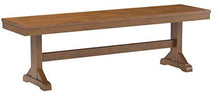 Load image into Gallery viewer, Walker Edison Furniture Solid Wood Brown Dining Bench