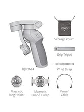 Load image into Gallery viewer, DJI OM 4 - Handheld 3-Axis Smartphone Gimbal Stabilizer with Grip, Tripod, Gimbal Stabilizer Ideal for Vlogging, YouTube, Live Video, Phone Stabilizer Compatible with iPhone and Android