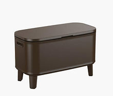 Load image into Gallery viewer, Keter Breeze Bar Outdoor Patio Furniture and Hot Tub Side Table with 17 Gallon Beer and Wine Cooler, Espresso Brown