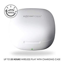 Load image into Gallery viewer, Boompods Sportpods TWS in-Ear Bluetooth Sport Headphones with True Wireless Stereo Connection & Finger Touch Control, Powerful Bass, Sweatproof - Ergonomic Ear Tip Workout Earbuds (White)