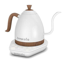 Load image into Gallery viewer, Brewista | Artisan 1.0L Electric Gooseneck Kettle | Electric Water Kettle For Pour Over Coffee (All White (Pearl))