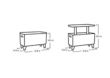 Load image into Gallery viewer, Keter Breeze Bar Outdoor Patio Furniture and Hot Tub Side Table with 17 Gallon Beer and Wine Cooler, Espresso Brown
