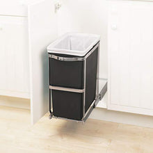 Load image into Gallery viewer, simplehuman 30 Liter / 8 Gallon Under Counter Kitchen Cabinet Pull-Out Trash Can, Heavy-Duty Steel Frame