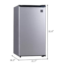 Load image into Gallery viewer, RCA RFR322-B RFR322 3.2 Cu Ft Single Door Mini Fridge with Freezer, Platinum, Stainless