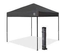 Load image into Gallery viewer, E-Z UP AMB3SBKF10SG Ambassador, 10' x 10', Roller Bag and 4 Piece Spike Set, Steel Gray Instant Canopy Shelter Tent