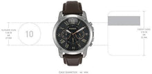 Load image into Gallery viewer, Fossil Men's Grant Quartz Leather Chronograph Watch, Color: Brown (Model: FS4813IE)