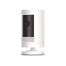 Load image into Gallery viewer, Ring Stick Up Cam Battery HD security camera with custom privacy controls, Simple setup, Works with Alexa - White