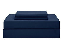 Load image into Gallery viewer, Chic Home Ayelet 10 Piece Comforter Set Color Block Ruffled Bag Bedding, Queen, Navy