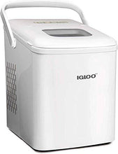 Load image into Gallery viewer, Igloo ICEB26HNWHN Automatic Self-Cleaning Portable Electric Countertop Ice Maker Machine With Handle, 26 Pounds in 24 Hours, 9 Ice Cubes Ready in 7 minutes, With Ice Scoop and Basket, White