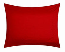 Load image into Gallery viewer, Chic Home 24 Piece Danielle Complete Pintuck Embroidery Color Block Bedding, Sheets, Window Panel Collection Bed in a Bag Comforter Set, Queen, Red