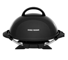 Load image into Gallery viewer, George Foreman Indoor/Outdoor Electric Grill, 15-Serving, black
