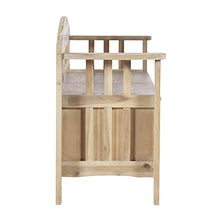 Load image into Gallery viewer, Linon Bench, Natural Wash