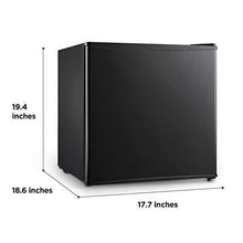 Load image into Gallery viewer, Midea WHS-65LB1 Compact Single Reversible Door Refrigerator, 1.6 Cubic Feet(0.045 Cubic Meter), Black