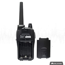 Load image into Gallery viewer, Midland 50 Channel Waterproof GMRS Two-Way Radio - Long Range Walkie Talkie with 142 Privacy Codes, SOS Siren, and NOAA Weather Alerts and Weather Scan (Black/Yellow, Pair Pack)