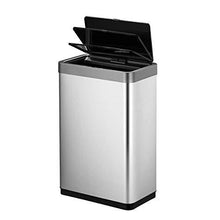 Load image into Gallery viewer, EKO Mirage X 80 Liter / 21.1 Gallons Motion Sensor Trash can, Brushed Stainless Steel