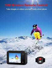 Load image into Gallery viewer, Victure 4K 60FPS AC940 Action Camera 8M Bare Machine Waterproof 20MP Sports Camera with Touch Screen Vlog Camera EIS Remote Control 131 Feet Underwater Camcorder with 1350mAh Batteries and Accessories