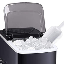 Load image into Gallery viewer, Northair Stainless Steel Portable Countertop Ice Maker with Ice Scoop and Basket 26 lb. Daily Capacity - Black