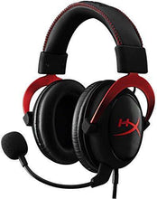 Load image into Gallery viewer, HyperX Cloud II - Gaming Headset, 7.1 Surround Sound, Memory Foam Ear Pads, Durable Aluminum Frame, Detachable Microphone, Works with PC, PS4, Xbox One - Red