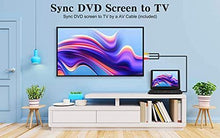 Load image into Gallery viewer, DR. J 17.9" Region Free Portable DVD Player with 6 Hours Rechargeable Battery, Large 15.4“ Screen DVD Player Sync TV Support USB/SD Card and Multiple Disc Formats, High Volume Speaker Black