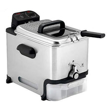 Load image into Gallery viewer, T-fal Deep Fryer with Basket, Stainless Steel, Easy to Clean Deep Fryer, Oil Filtration, 2.6-Pound, Silver, Model FR8000