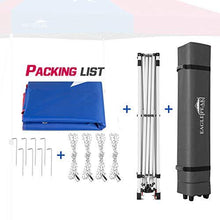 Load image into Gallery viewer, EAGLE PEAK 10’ x 10' Pop Up Canopy Tent Instant Outdoor Canopy Straight Leg Shelter with Adjustable Height and Wheeled Carrying Bag (Texas)