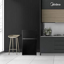 Load image into Gallery viewer, Midea 3.1 Cu. Ft. Compact Refrigerator, WHD-113FB1 - Black