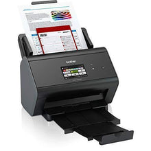 Load image into Gallery viewer, Brother ImageCenter ADS-2800W Wireless Document Scanner, Multi-Page Scanning, Color Touchscreen, Integrated Image Optimization, High-Precision Scanning, Continuous Scan Mode, Black
