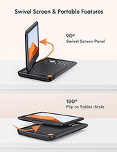 Load image into Gallery viewer, APEMAN 2021 Upgrade 12.5" Portable DVD Player with 10.5" HD Swivel Screen, 6 Hour Rechargeable Battery for Car/Kids, Car Headrest Mount Case, Support USB/SD Card/Sync TV and Multiple Disc Formats