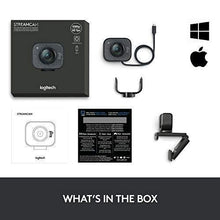 Load image into Gallery viewer, Logitech StreamCam, 1080P HD 60fps Streaming Webcam with USB-C and Built-in Microphone, Graphite