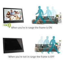 Load image into Gallery viewer, BSIMB WiFi Digital Picture Frame 8 Inch Digital Photo Frame 16GB 1280x800 IPS Screen Motion Sensor Remote Control Upload Photos/Videos from iOS & Android App, Email, Twitter, Facebook W08
