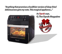 Load image into Gallery viewer, Yedi Total Package Air Fryer Oven XL, 12.7 Quart, Deluxe Accessory Kit, Recipes, BPA-Free, Auto Shutoff, Black