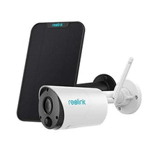 Load image into Gallery viewer, Outdoor Security Camera System Wireless, Solar Battery Powered, 1080p Wirefree Waterproof 2-Way Audio Night Vision w/ PIR Motion Sensor, Support Alexa/Google Assistant, REOLINK Argus Eco+Solar Panel