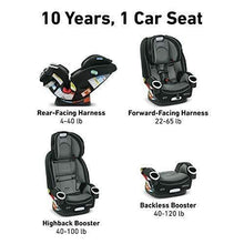 Load image into Gallery viewer, Graco 4Ever DLX 4 in 1 Car Seat, Infant to Toddler Car Seat, with 10 Years of Use, Fairmont
