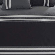 Load image into Gallery viewer, Chic Home Zarah 10 Piece Comforter Bedding with Sheet Set and Decorative Pillows Shams, Queen, Grey