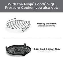Load image into Gallery viewer, Ninja OS101 Foodi 9-in-1 Pressure Cooker and Air Fryer with Nesting Broil Rack, 5 Quart, Stainless Steel