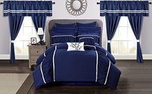 Load image into Gallery viewer, Chic Home Mayan 24 Piece Comforter Set, Queen, Blue