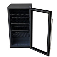Load image into Gallery viewer, Whynter BR-130SB Beverage Refrigerator with Internal Fan, Black/Stainless Steel