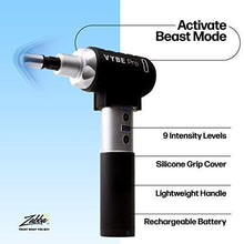 Load image into Gallery viewer, VYBE Percussion Massage Gun - Pro Model- Massager for Deep Tissue Muscle - for Pain Relief- 9 Speeds, 8 Attachments, Quiet, Portable, Electric and Handheld