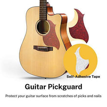 Load image into Gallery viewer, Donner Acoustic Guitar Kit for Beginner Adult Teen Full Size Cutaway Acustica Guitarra Starter Bundle Set with Gig Bag Strap Tuner Capo Pickguard String 4 Picks, Right Hand 41 Inch Natural, DAG-1C